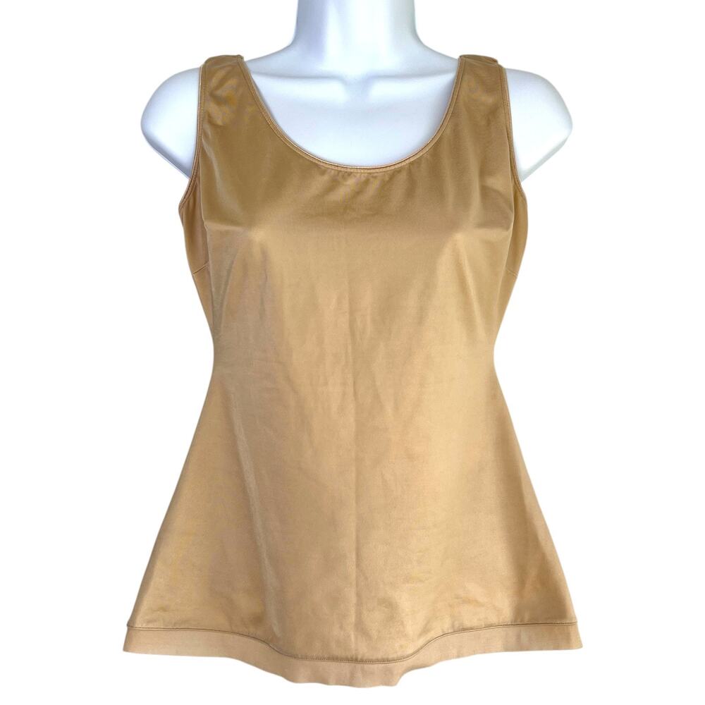Spanx Slimplicity Shaping Scoop‎ Neck Tank Top Camisole Nude Size Extra Large